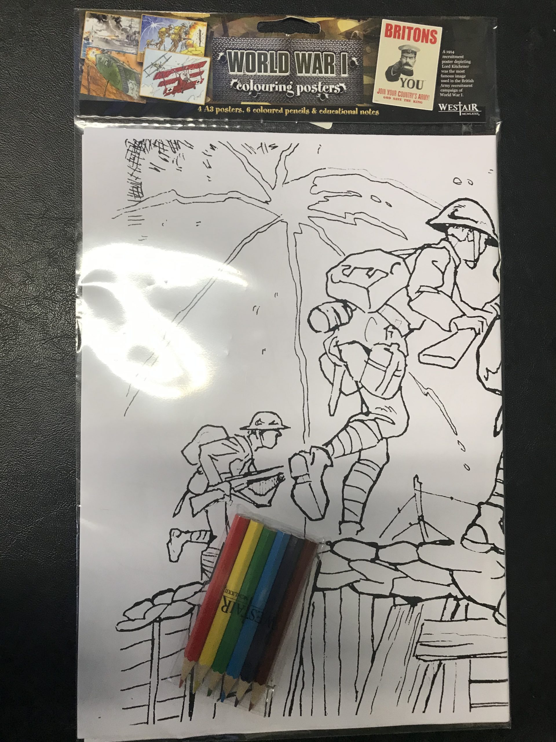 World War I Colouring Pack (large) - The Keep Military Museum
